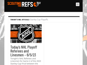 'scoutingtherefs.com' screenshot