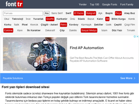 'fonttr.com' screenshot