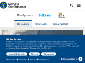 'golf.se' screenshot