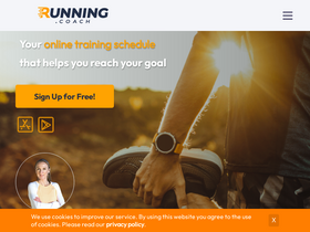 'runningcoach.me' screenshot
