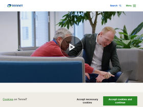 'tennet.eu' screenshot