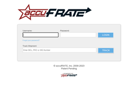 'accufrate.com' screenshot