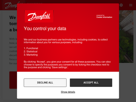 'danfoss.com' screenshot