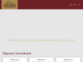 'mushi.hu' screenshot