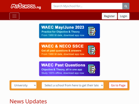 'myschool.ng' screenshot
