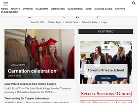 'adirondackdailyenterprise.com' screenshot