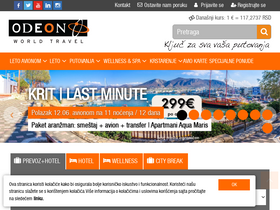 'odeontravel.rs' screenshot