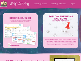 'mollysastrology.com' screenshot
