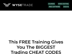 'wysetrade.com' screenshot