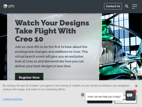 'ptc.com' screenshot