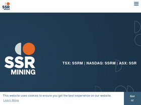 'ssrmining.com' screenshot