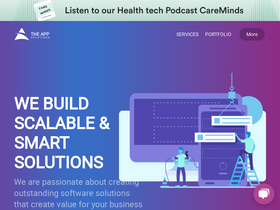 'theappsolutions.com' screenshot