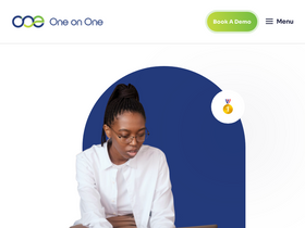 '1on1lms.com' screenshot