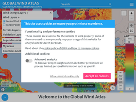 'globalwindatlas.info' screenshot