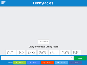 'lennyfac.es' screenshot