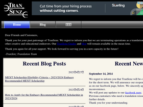 'transenzjapan.com' screenshot
