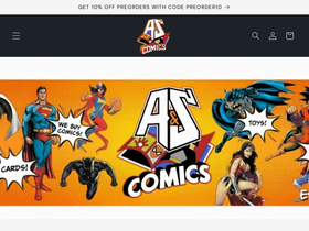 ascomics.com homepage screenshot