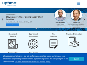 'uptimeinstitute.com' screenshot