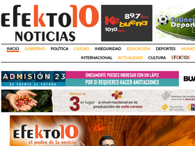 'efekto10.com' screenshot