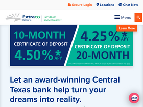 'extracobanks.com' screenshot