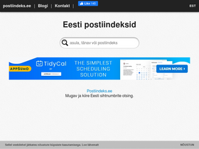 'postiindeks.ee' screenshot