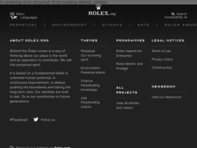'rolex.org' screenshot