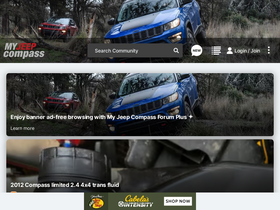 'myjeepcompass.com' screenshot