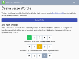 'hadejslova.cz' screenshot