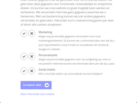 'unive.nl' screenshot