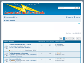 'eletricidade.net' screenshot