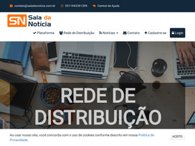 'saladanoticia.com.br' screenshot
