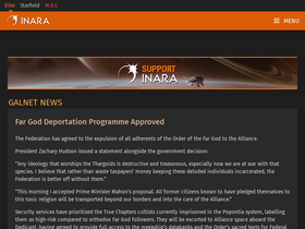 'inara.cz' screenshot