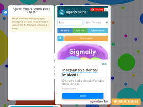 Agario - Agar.io private server by Sigmally