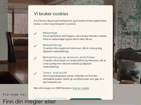 'dnbeiendom.no' screenshot
