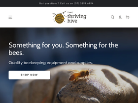 thethrivinghive.com.au homepage screenshot