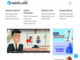 'tahlil.com' screenshot