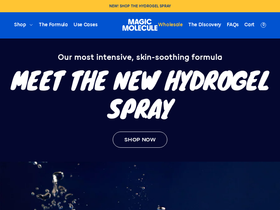 Magicmolecule website screenshot