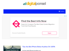 'digitalponsel.com' screenshot