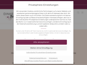 'dinkel-und-beeren.de' screenshot