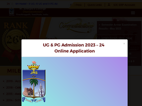 'sjctni.edu' screenshot