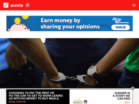 'acento.com.do' screenshot