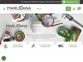 'marijuanapackaging.com' screenshot