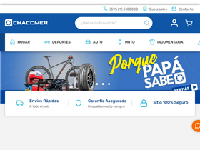 'chacomer.com.py' screenshot