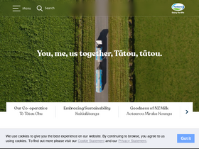 'fonterra.com' screenshot