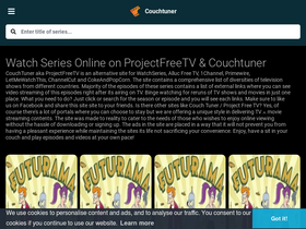 Couchtuner on sale free tv