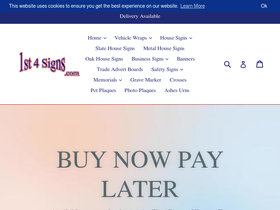 1st4signs.com homepage screenshot