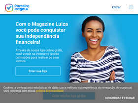 'magazinevoce.com.br' screenshot