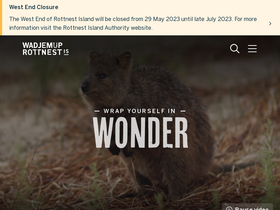 'rottnestisland.com' screenshot