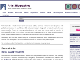 artbiogs.co.uk