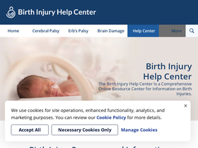 'birthinjuryhelpcenter.org' screenshot